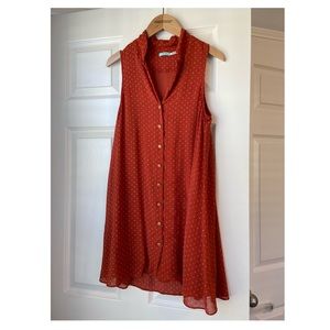 UO - Kimchi Blue burnt orange mini dress (S)